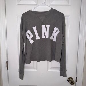 PINK Victoria's Secret Gray Sweatshirt
